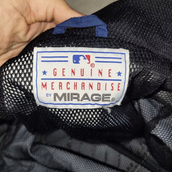 Vintage Mirage Windbreaker Atlanta Braves Jacket Mens Sz XL Sports NBL Baseball - Picture 10 of 16